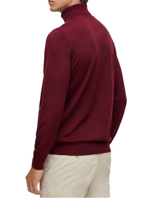 Cardigan con zip in 100% lana Hugo Boss | 50476347602